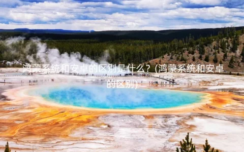 鸿蒙系统和安卓的区别是什么？(鸿蒙系统和安卓的区别)