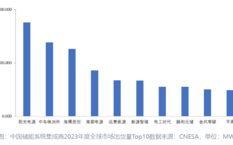 阳光电源霸气退出国内储能系统出货排名