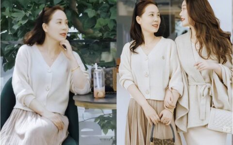 这些50岁的女性看着比同龄人年轻，衣服不花哨、不老气，好得体