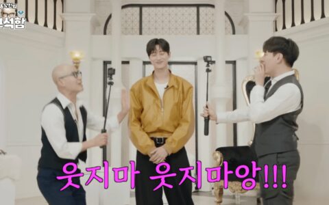 《洪锡天的宝石盒》边佑锡酒窝贴脸，下巴抵头，引全场尖叫