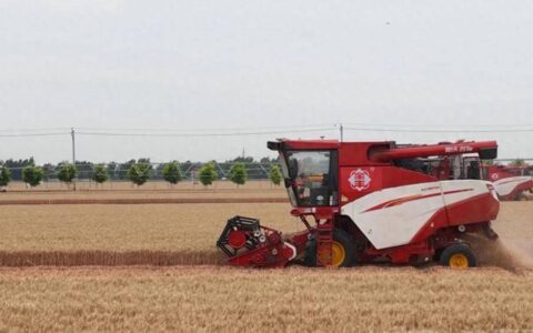 全省首家千亩无人农场小麦收割完毕-无人农场建设