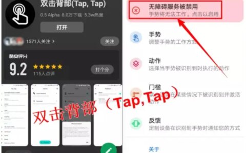 苹果IOS 14的双击背部新功能，安卓也有-ios15双击背面