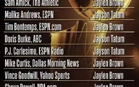 杰伦布朗逆袭塔图姆拿下FMVP，评委是怎么考虑的？-杰森塔图姆和泰伦卢