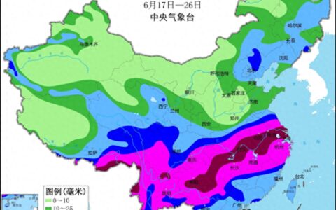 新一轮强降雨中心已定，大雨暴雨雨分布如下,明日18~19号天气预报-全国16至18号大雨预报