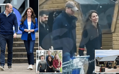 凯特王妃现身！看起来“快乐健康”-凯特王妃的三个宝宝:凯特王妃临盆在即