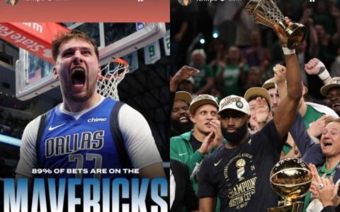 布朗晒照庆祝夺冠：抽雪茄抱FMVP太霸气 塔图姆为他高呼MVP-布朗的反义词