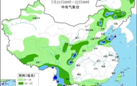 大暴雨已跑偏！高温袭卷而来，今日白天至22日暴雨分布如下-郑州今天暴雨情况