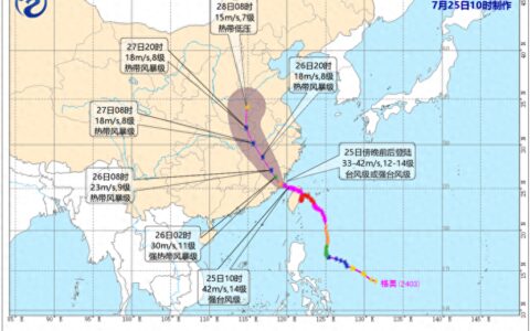 停航！停运！红色预警！台风“格美”今天将在福建登陆，这些地方有特大暴雨→-台风登陆福建吗