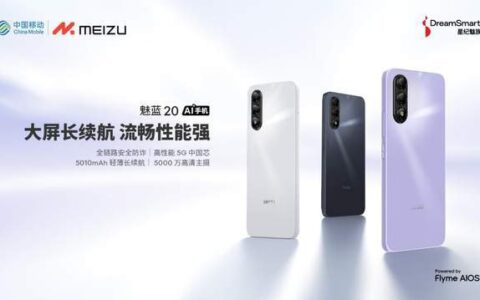 星纪魅族携手中国移动，发布魅族首款千元价位AI手机魅蓝20-魅族销量2019