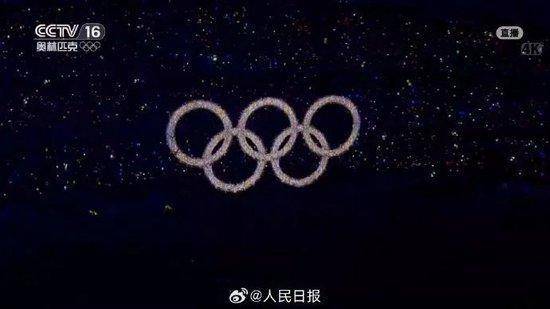 北京奥运五环、龙队神图、贾玲德罗巴同框,巴黎奥运会开幕式现场盛况!-北京奥运会的五环展示