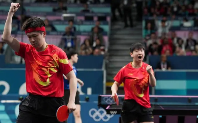 逆转韩国关键,对话曝光,王楚钦失误连连,孙颖莎:没关系,再来-王楚钦孙颖莎混双夺冠全过程