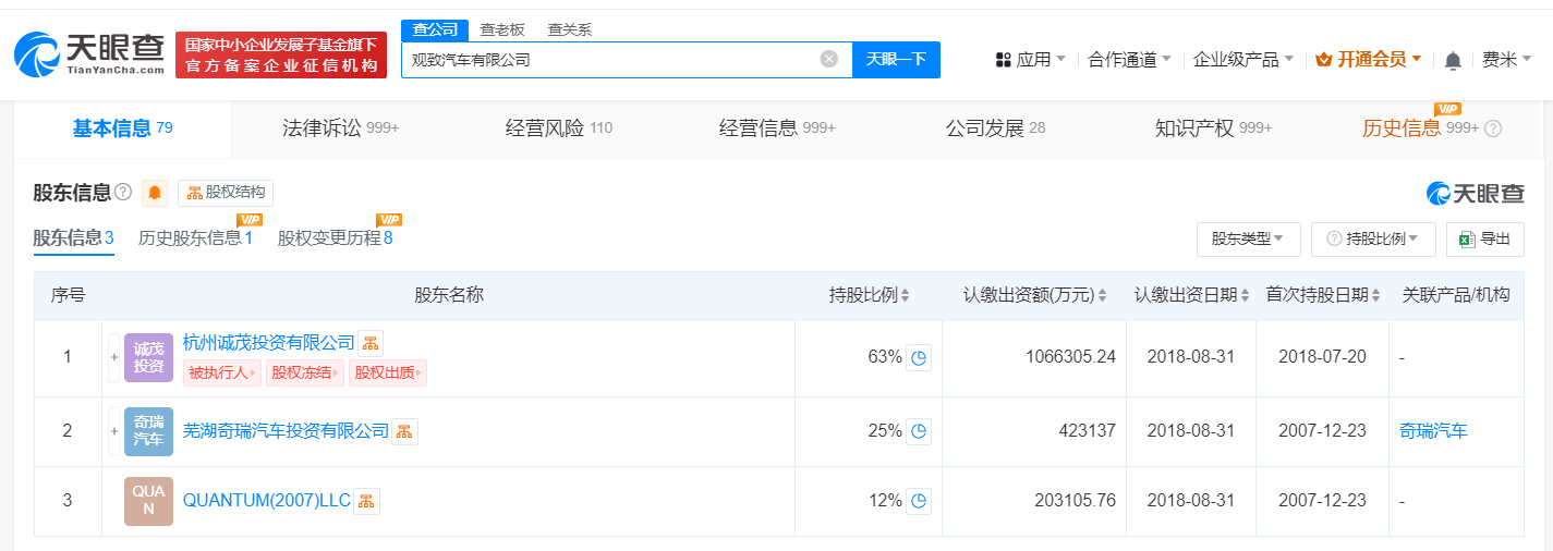 观致汽车欠税4252万被公告-观致汽车现状怎么样
