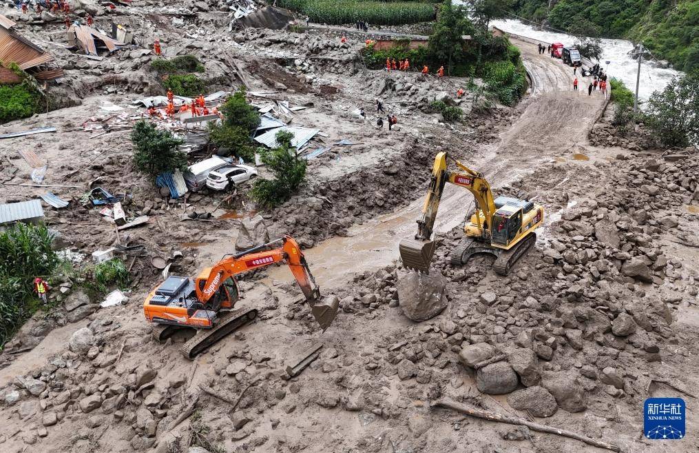 四川康定山洪泥石流灾害抢险救援有序推进-康定有泥石流吗