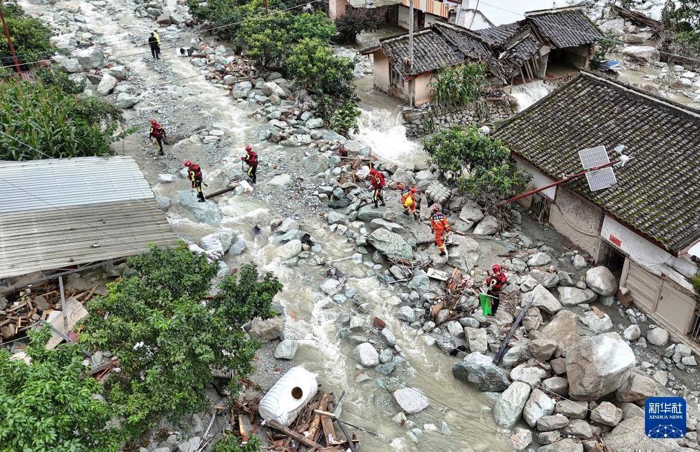 四川康定山洪泥石流灾害抢险救援有序推进-康定有泥石流吗