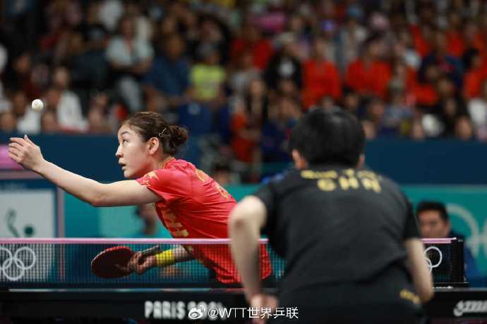 4-2夺2连冠，4-11、11-7、11-4、9-11、11-9、11-6，陈梦胜孙颖莎-陈梦4-2战胜孙颖莎