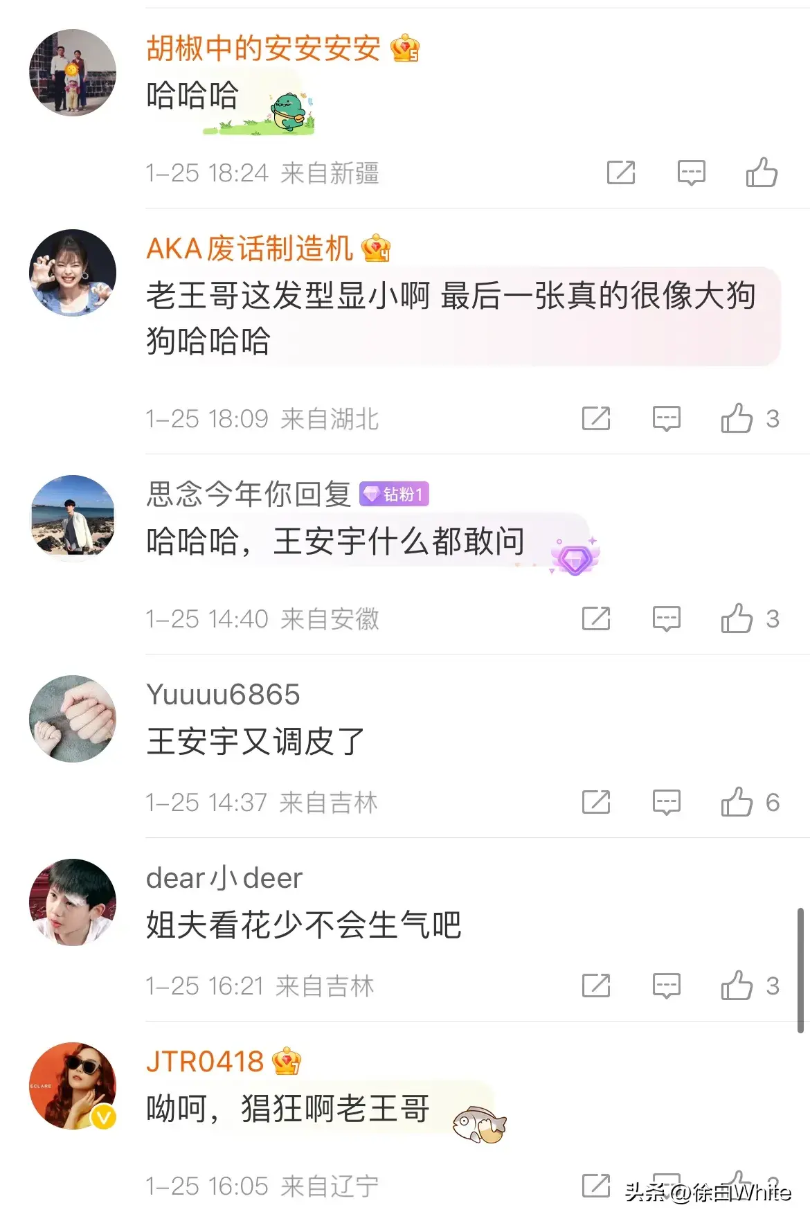 笑不活了！王安宇问姐夫有看花少吗？姐夫哥一看一个不吱声，上火-王安宇的女朋友有多少个