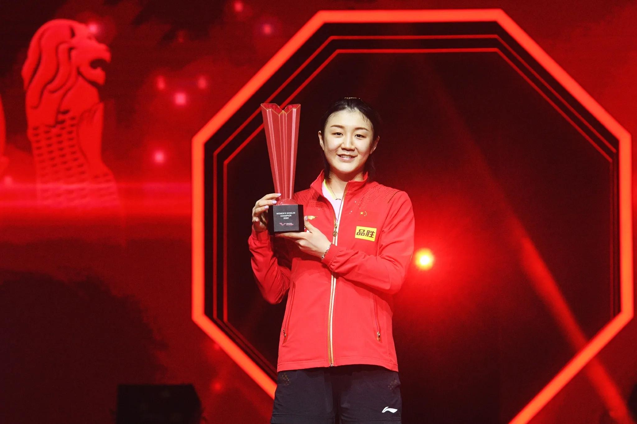 陈梦夺冠后连收喜讯，65万奖金+亚运门票，半年后重回世界第一-陈梦全运会最好成绩