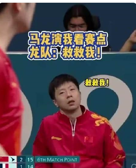 笑麻了！马龙看樊振东比赛这反应简直在演我，龙：急需！救心丸！-马龙樊振东比赛视频2021