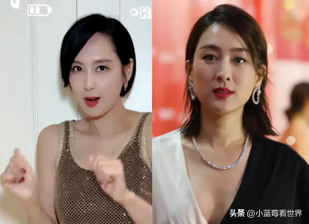 52岁朱茵罕见穿吊带热舞，容颜大变撞脸马苏，被质疑整容了-get不到朱茵的颜值