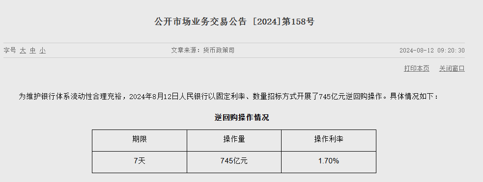 净投放738.3亿元！央行最新逆回购-央行逆回购一览表