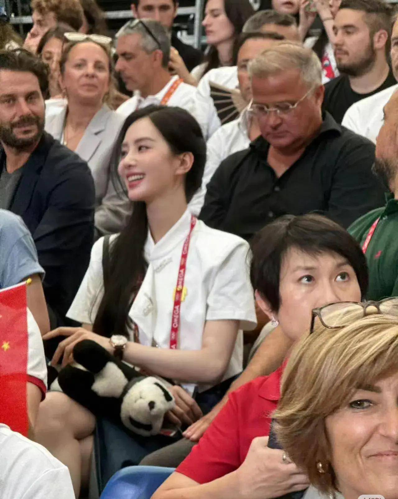 刘诗诗现身巴黎奥运会，平价装扮美出圈，网友：颜值即正义！-刘诗诗参加的颁奖典礼