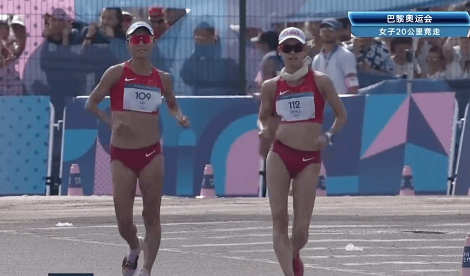 原创            一路赢到底！竞走女神杨家玉圆梦巴黎奥运 身披国旗庆祝又美又飒-杨家玉奥运冠军