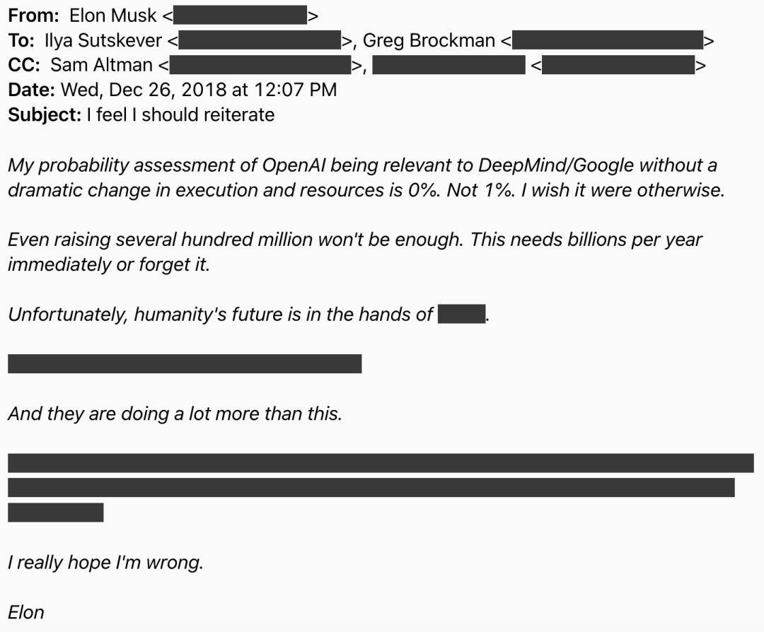 突发 | OpenAI 高层地震！3 名元老同时离职，马斯克起诉奥特曼「敲诈勒索」，GPT-5 要鸽了？-马斯克火了