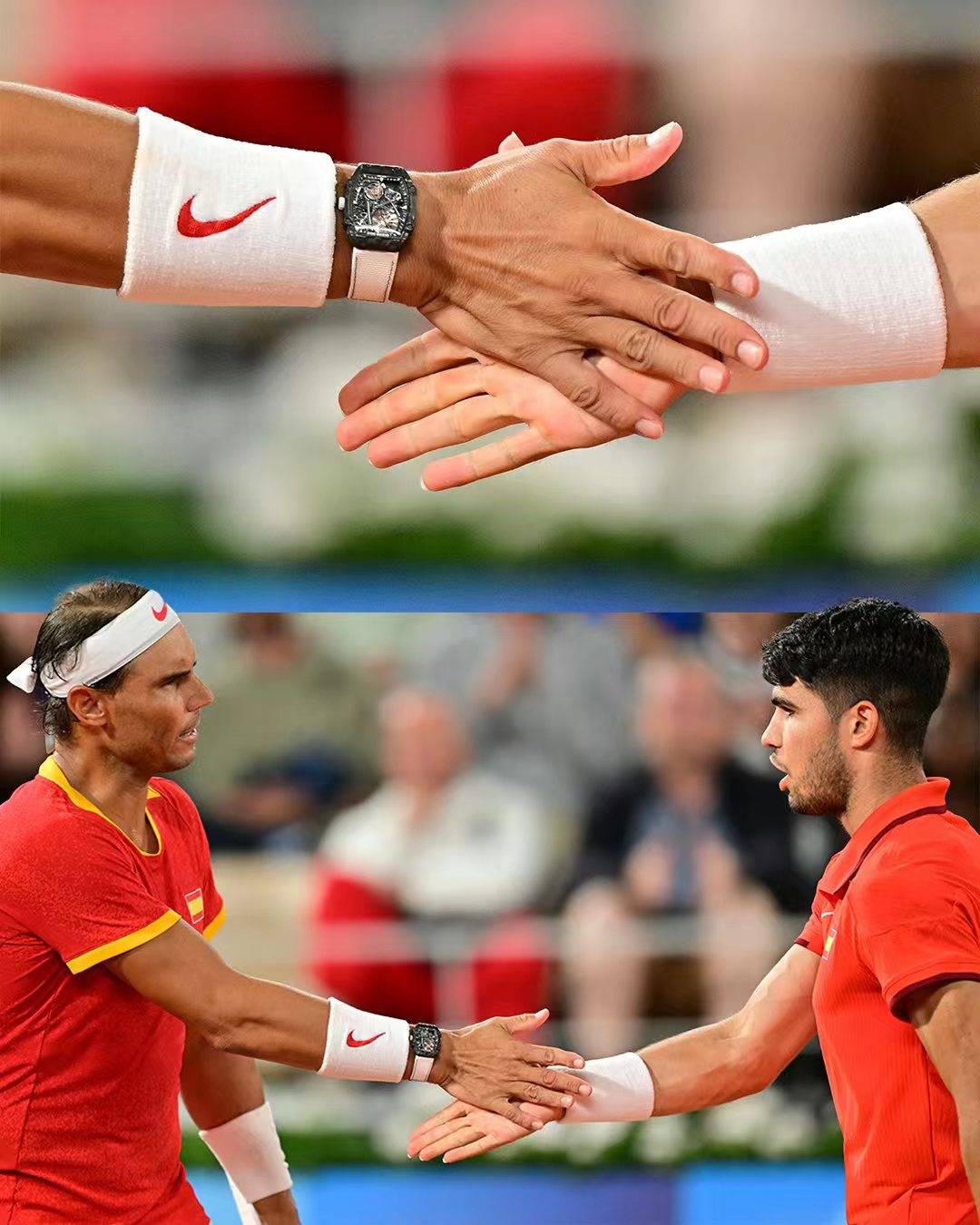 这是阿尔卡拉斯的第一届奥运会，也是纳达尔的最后一届奥运会-阿尔卡拉斯纳达尔双打第二轮