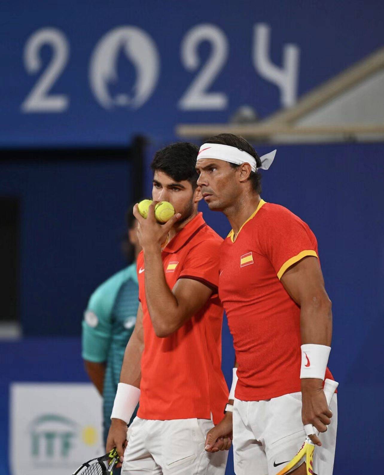 这是阿尔卡拉斯的第一届奥运会，也是纳达尔的最后一届奥运会-阿尔卡拉斯纳达尔双打第二轮