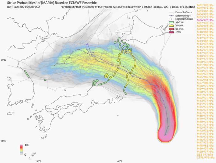 5号玛莉亚路径大变，3台风共舞要来了？预报：还有降雨、降温-2019.8.10号台风
