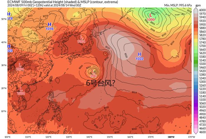 5号玛莉亚路径大变，3台风共舞要来了？预报：还有降雨、降温-2019.8.10号台风