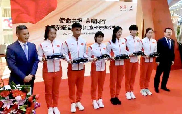 恭喜陈梦!与5位奥运冠军一起获得奖励,为国争光得到社会认可-陈梦奥运单打冠军