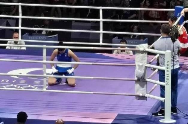 我太痛了！意大利女拳手放弃和性别争议对手比赛，判负后拒绝握手-意大利格斗术