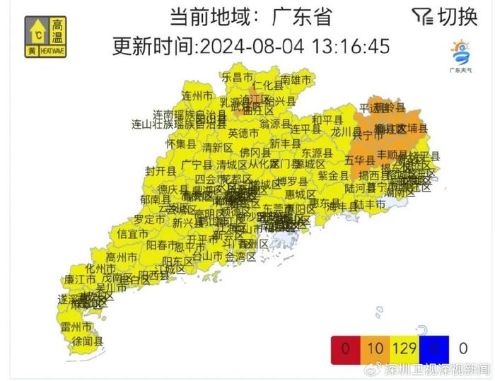 139个高温预警！网友：请问广东高温是在冲击奥运奖牌吗？接下来→-广东高温预警和暴雨预警一起发布