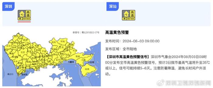 139个高温预警！网友：请问广东高温是在冲击奥运奖牌吗？接下来→-广东高温预警和暴雨预警一起发布