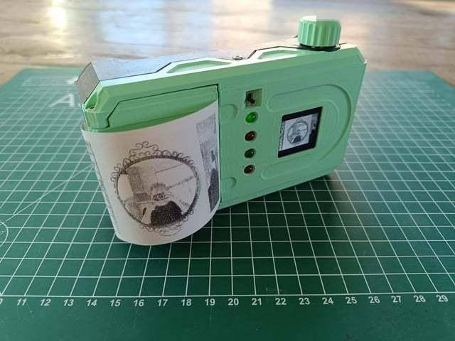 树莓派Zero变身复古“拍立得”，热敏纸打印黑白瞬间